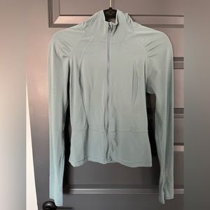 lululemon Light Green Zip-Up Jacket